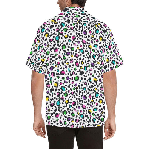Animal Print In Colour - Mens Hawaiian Shirt