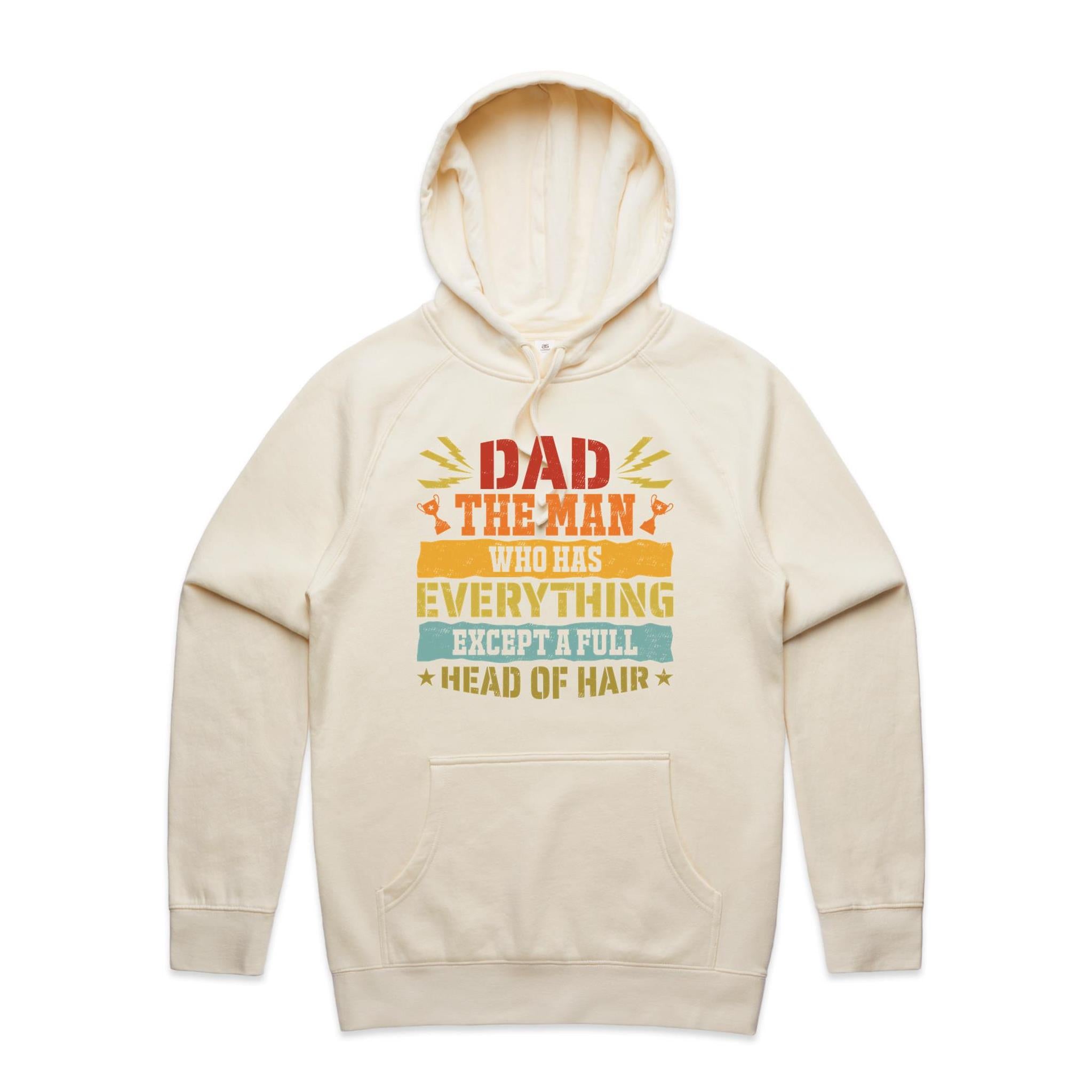 Dad, The Man Who Has Everything, Except A Full Head Of Hair - Mens Hoodie
