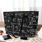 Equations - Leather Tote Bag-Large
