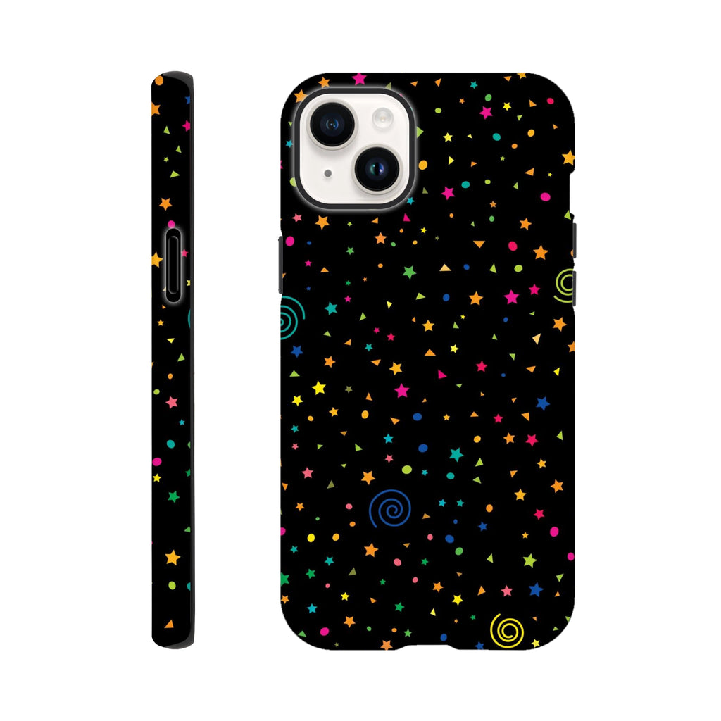 Stars And Swirls - Apple iPhone Tough case iPhone 14 Plus iPhone Tough Case Globally Fulfilled