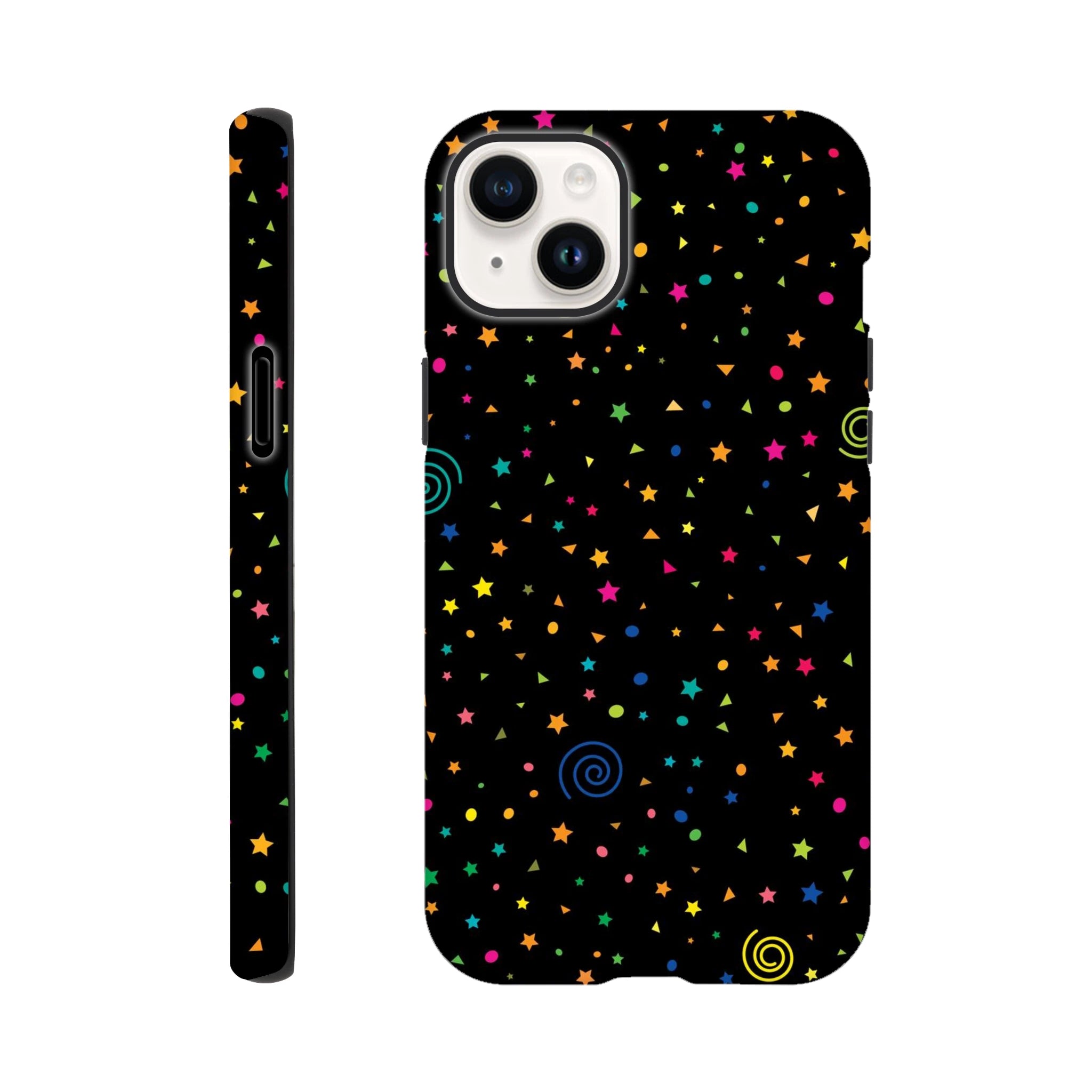 Stars And Swirls - Apple iPhone Tough case iPhone 14 Plus iPhone Tough Case Globally Fulfilled