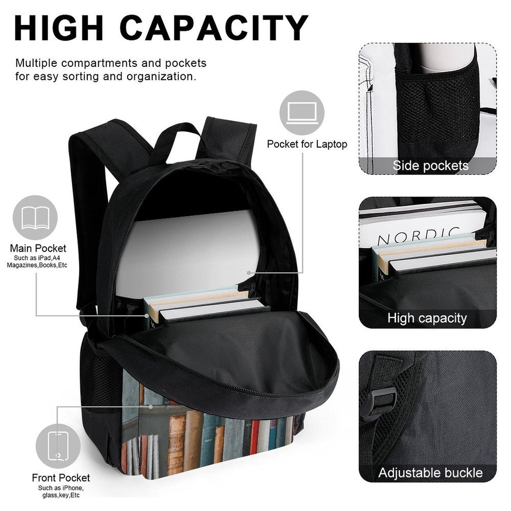 Books Three Piece Backpack Set Three Piece Backpack Set Printed Offshore