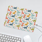 Cute Dinosaurs Leather Mouse Pad Leather Mouse Pad animal Printed Offshore