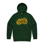 Hello Sunshine - Mens Hoodie Forest Green Mens Hoodie Printed In Australia Summer