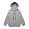 Bird Nerd 2 Kid's AS Colour Hoodie Grey Marle Kids Hoodie animal Birds Printed In Australia