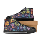 Monster Mania - Men's High Top Canvas Shoes