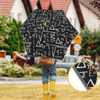 Mathematics Kids Safe Round Corner Umbrella Kids Safe Round Corner Umbrella Maths Printed Offshore