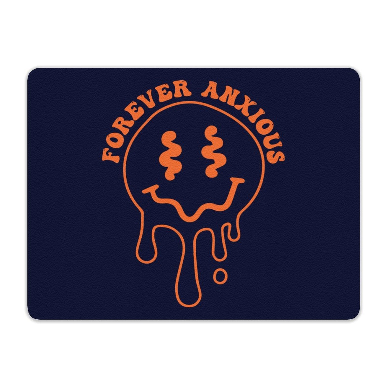 Forever Anxious Leather Mouse Pad Leather Mouse Pad Printed Offshore