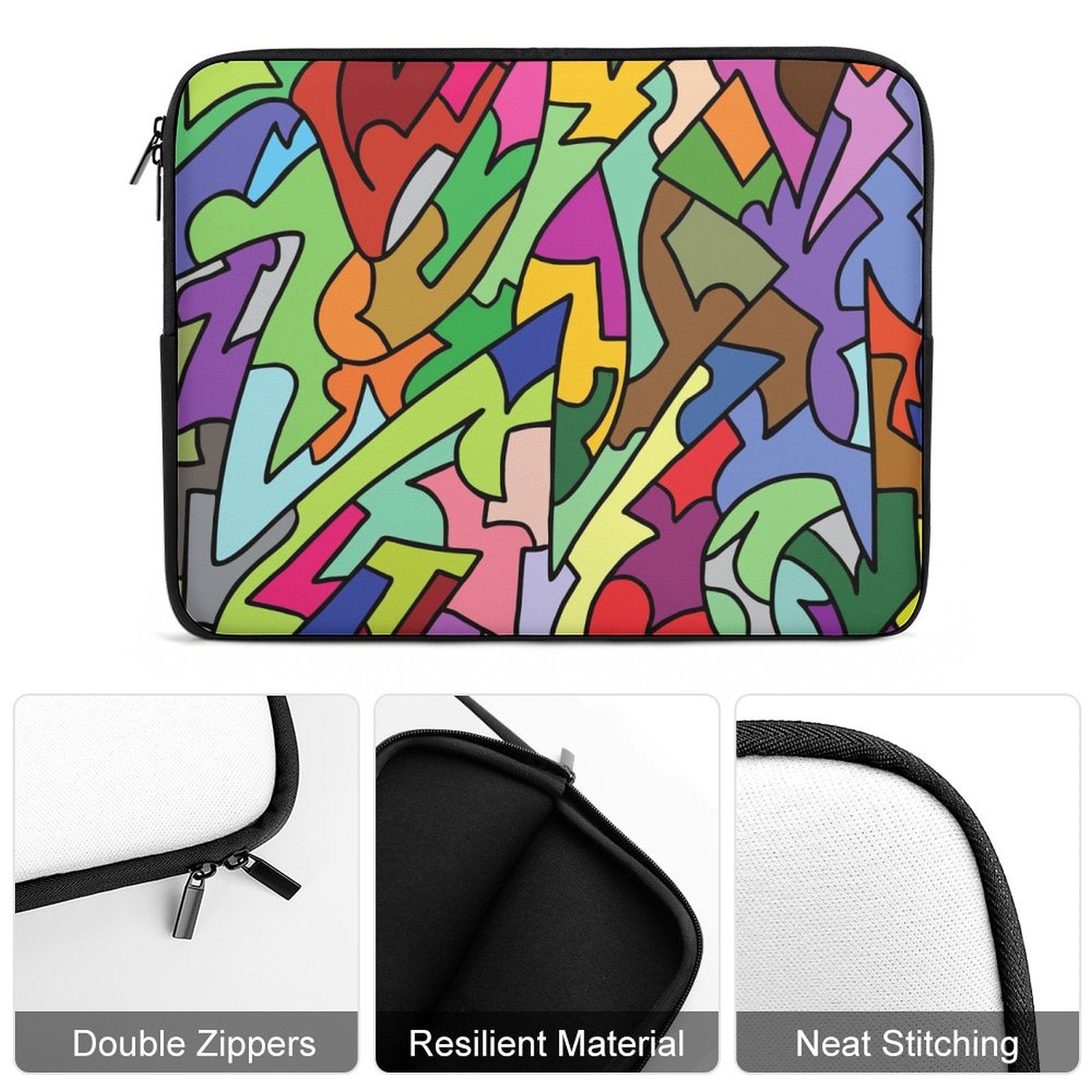 Bright Abstract Laptop Sleeve (Multiple Sizes) Laptop Sleeve Printed Offshore