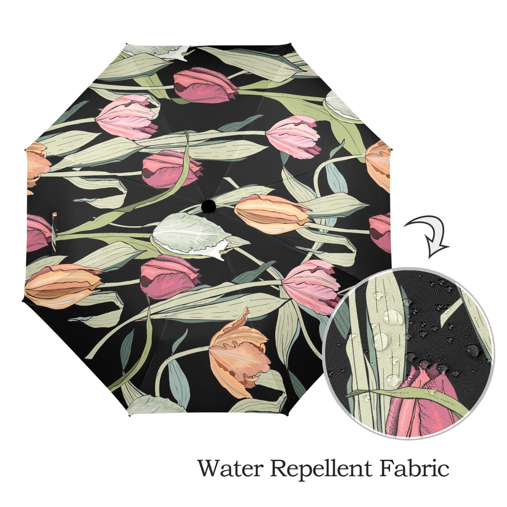 Tulips - Semi-Automatic Foldable Umbrella (Model U12) Semi-Automatic Foldable Umbrella (U12)