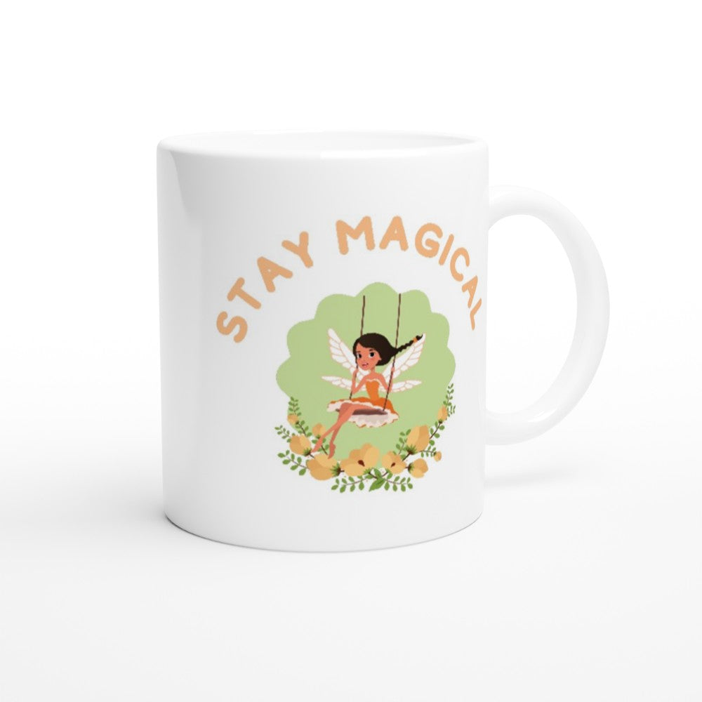Stay Magical - White 11oz Ceramic Mug White 11oz Mug childrens Globally Fulfilled motivation positivity