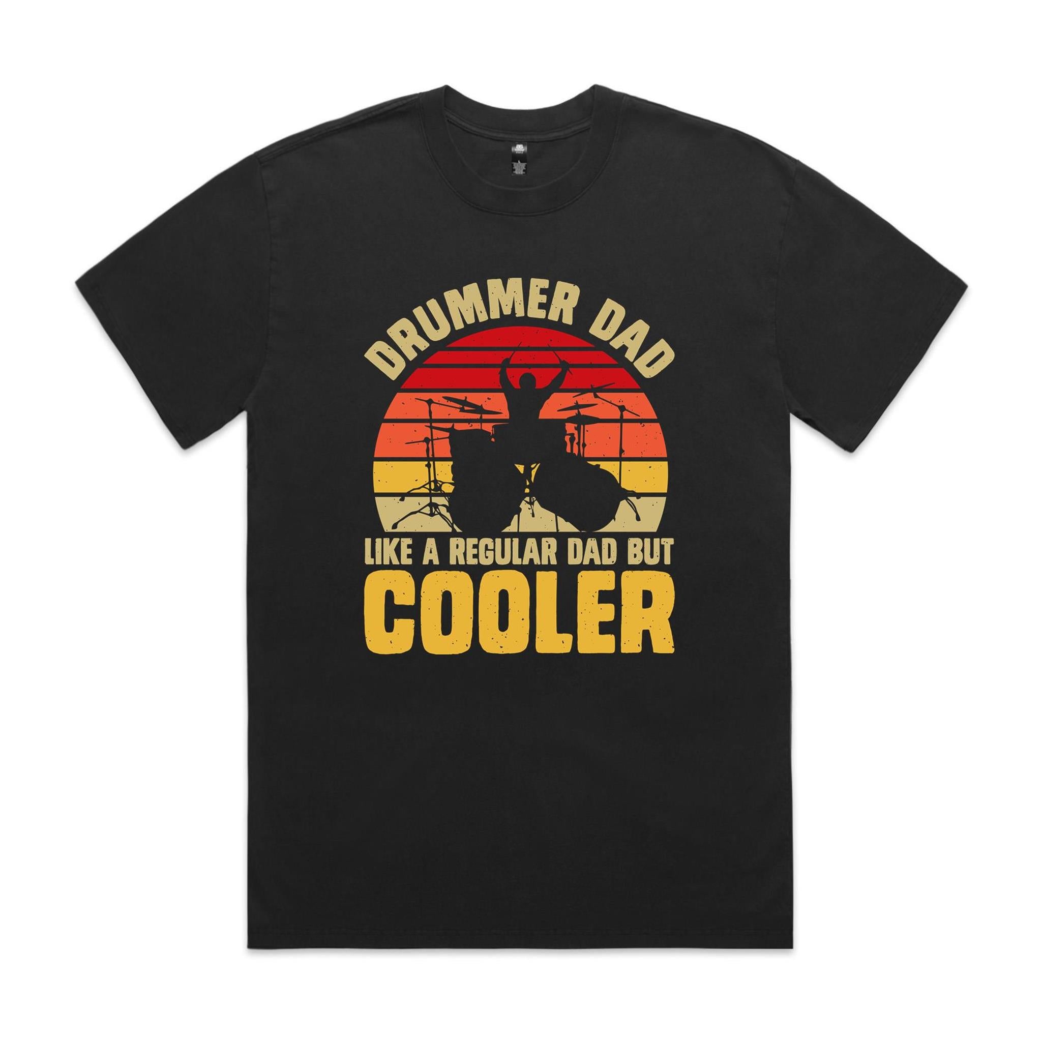 Drummer Dad - AS Colour Heavy Faded Tee