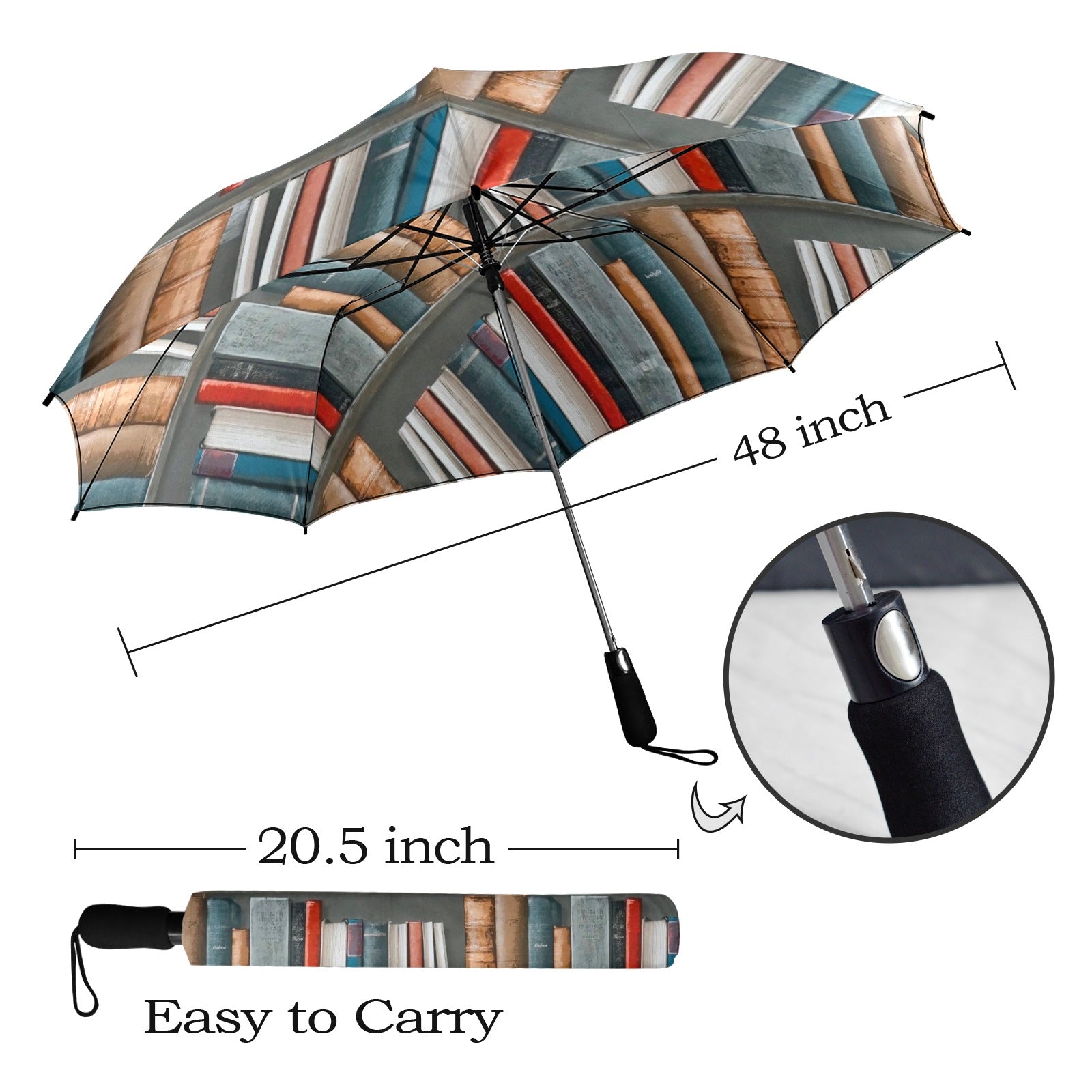 Books - Semi-Automatic Foldable Umbrella (Model U12) Semi-Automatic Foldable Umbrella (U12)