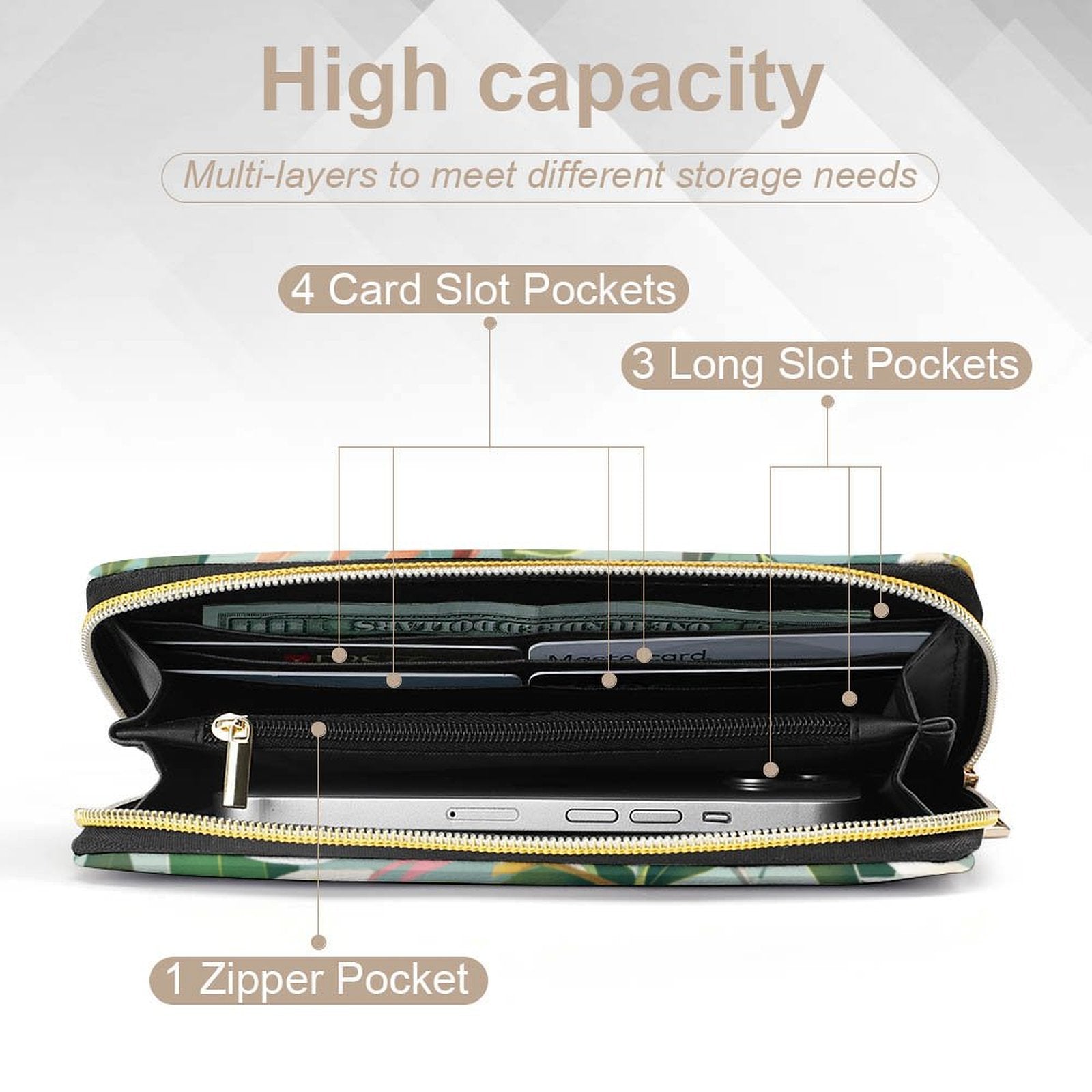 Pretty Aussie Flowers -  PU Leather Wallet