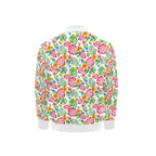 Bright Painted Tropical Kids Bomber Jacket