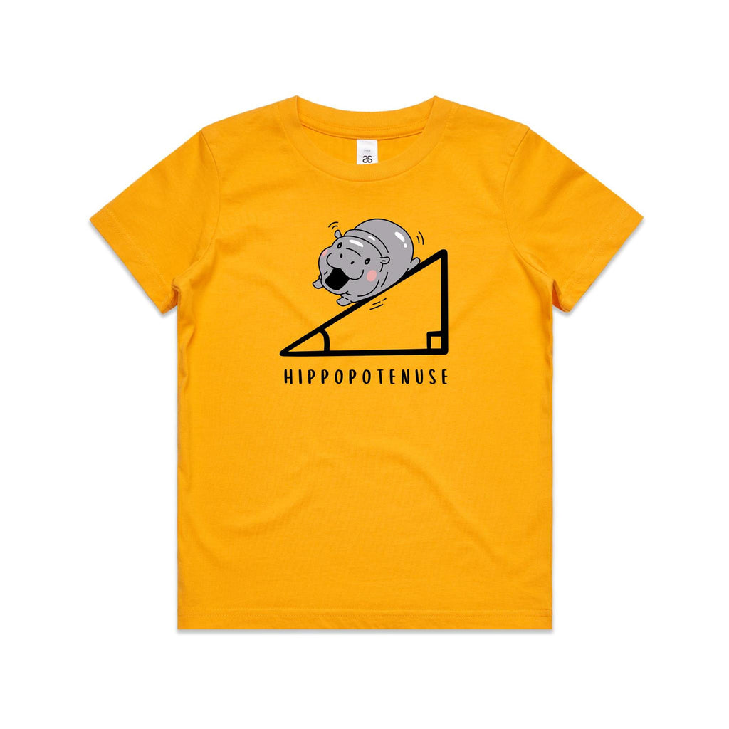 Hippopotenuse Hippo Hypotenuse Kids AS Colour T-shirt