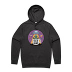 Coffee, Alien, UFO, Take Me To Your Brewer Men's AS Colour Hoodie Coal Mens Hoodie Coffee Printed In Australia Sci Fi