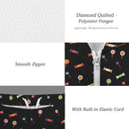 Candy Men's Lightweight Sun Hoodie & Shorts Set Men's Lightweight Sun Hoodie & Shorts Food Printed Offshore