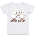 Goose Bumps - Baby T-shirt White Baby T-shirt animal Printed In Australia