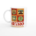 Retro Tech White 11oz Ceramic Mug Default Title White 11oz Mug Globally Fulfilled Retro tech