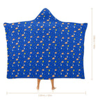Cats In Space Kids Hooded Blanket 100cm x 130cm Kids Hooded Blanket animal Printed Offshore Space