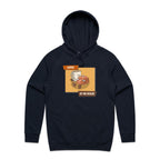 Coffee To The Rescue - Mens Hoodie Navy Mens Hoodie Coffee Printed In Australia