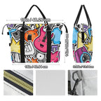 Sticker Music Duffle Bag-Simple (Model 1715) Duffle Bag-Simple (1715)