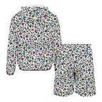 Animal Print In Colour Men's Lightweight Sun Hoodie & Shorts Set Men's Lightweight Sun Hoodie & Shorts animal Printed Offshore