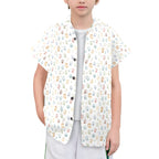 Paw Print Senior Kids Hawaiian Shirt