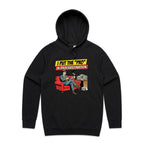 I Put The Pro In Procrastination, Retro Gentleman Men's AS Colour Hoodie Black Mens Hoodie comic Printed In Australia
