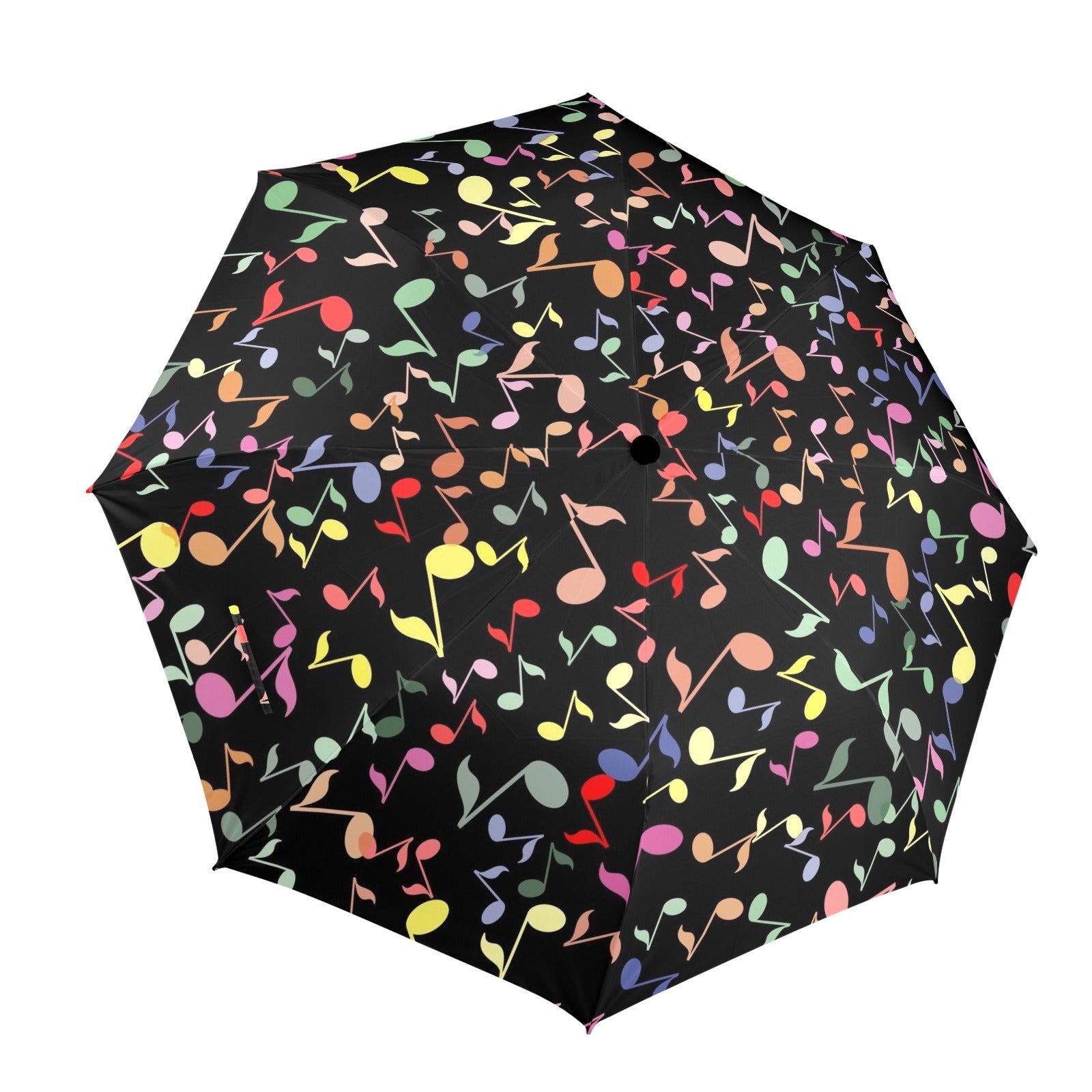 Quavers, Music Notes - Semi-Automatic Foldable Umbrella (Model U12) One Size Semi-Automatic Foldable Umbrella (U12)