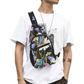 Butterfly Flowers Chest Bag One Size Cross Body Chest Bag Plants Printed Offshore