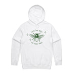 Save The Bees - Mens Hoodie White Mens Hoodie Environment Printed In Australia