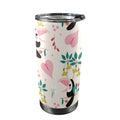 Toucans In Pink 20oz Mobile Tumbler with Lid (Black Lock) One Size 20oz Travel Mug animal Printed Offshore