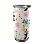 Toucans In Pink - 20oz Mobile Tumbler with Lid (Black Lock)