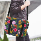 Tropical Floral Duffle Bag-Simple (Model 1715) Duffle Bag-Simple (1715)