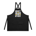 Piano Keyboard, Best Dad Ever AS Colour Carrie Apron Black One Size Apron Dad Music Printed In Australia