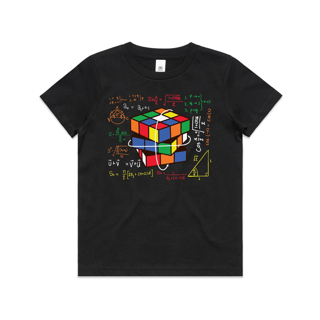 Game Cube Equations Kids AS Colour T-shirt