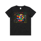 Game Cube Equations Kids AS Colour T-shirt