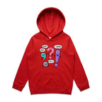 Funny Punctuation Kids AS Colour Hoodie