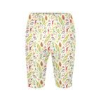 Tropical Surf Women's Bike Shorts With Side Pockets