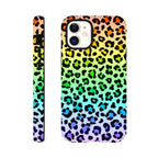 Rainbow Leopard Print - Apple iPhone Tough case iPhone 12 Mini iPhone Tough Case animal Globally Fulfilled