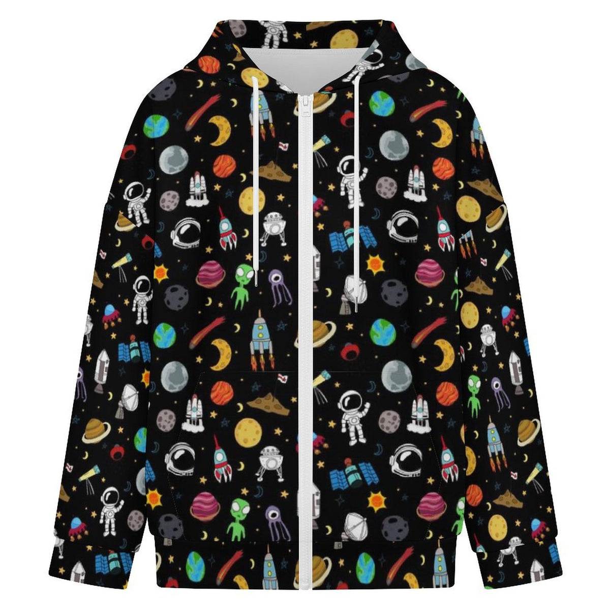 Fun Space Women's Full-Zip Hoodie