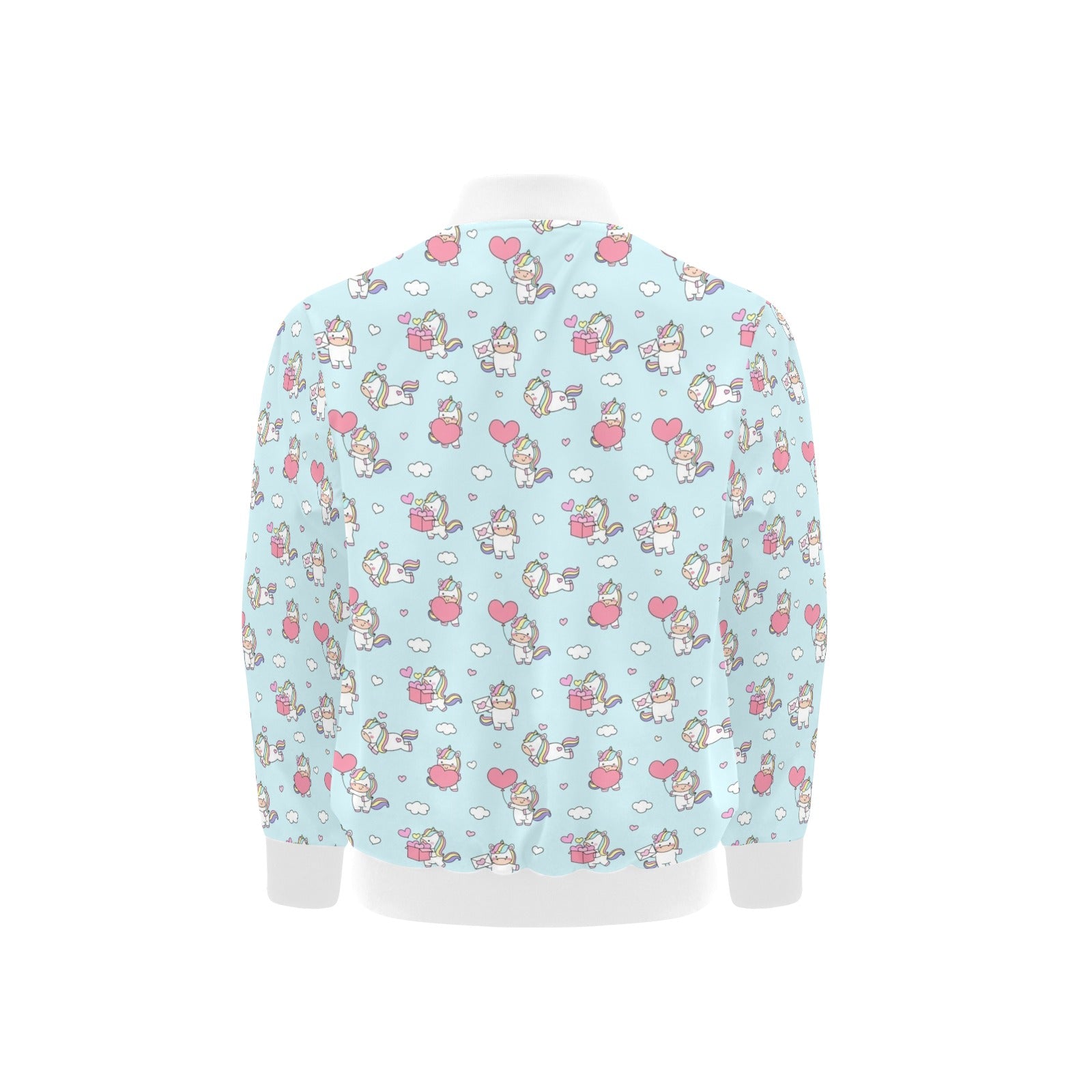 Rainbow Unicorn Kids Bomber Jacket
