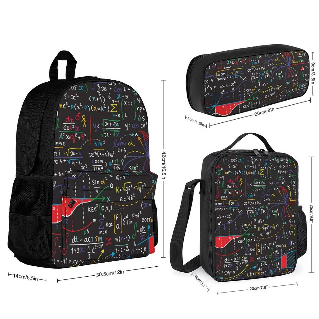 Equations In Colour - Three Piece Backpack Set