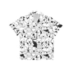 Black And White Dogs - Junior Kids Hawaiian Shirt