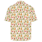 Cute Christmas Men's Crinkle Hawaiian Shirt