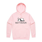 Don't Disturb, Panda - Mens Hoodie Pink Mens Hoodie animal Printed In Australia