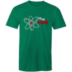 Atom, I'm The Bomb - Mens T-Shirt Kelly Green Mens T-shirt Printed In Australia Science