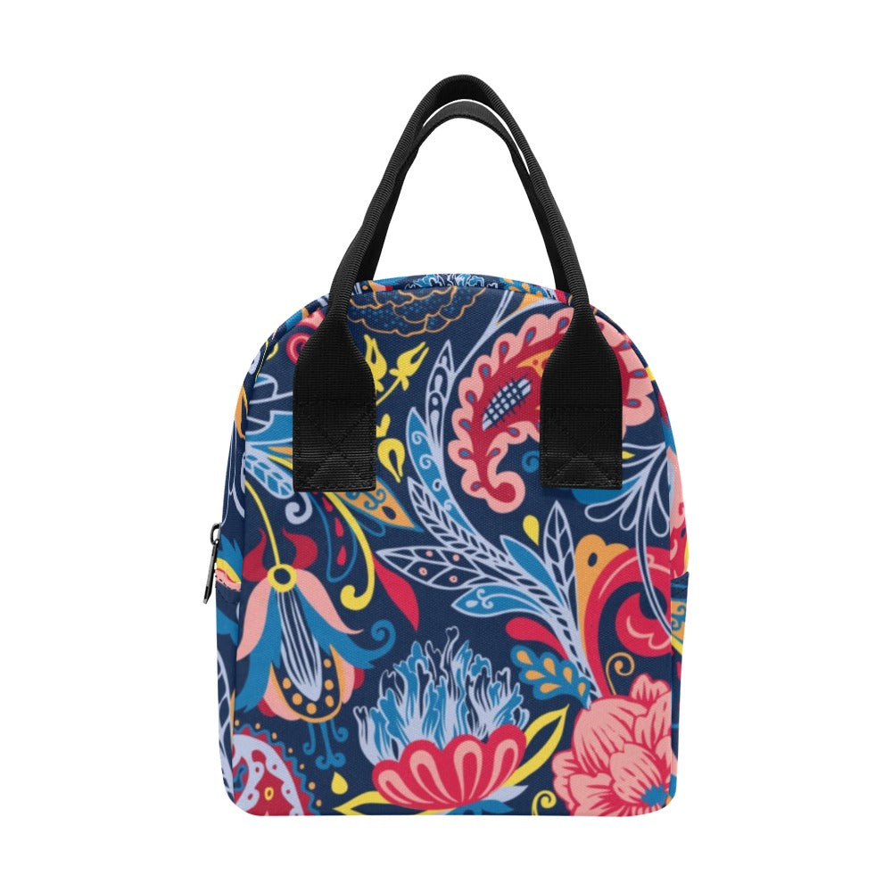 Paisley - Zipper Lunch Bag One Size Zipper Lunch Bag Printed Offshore